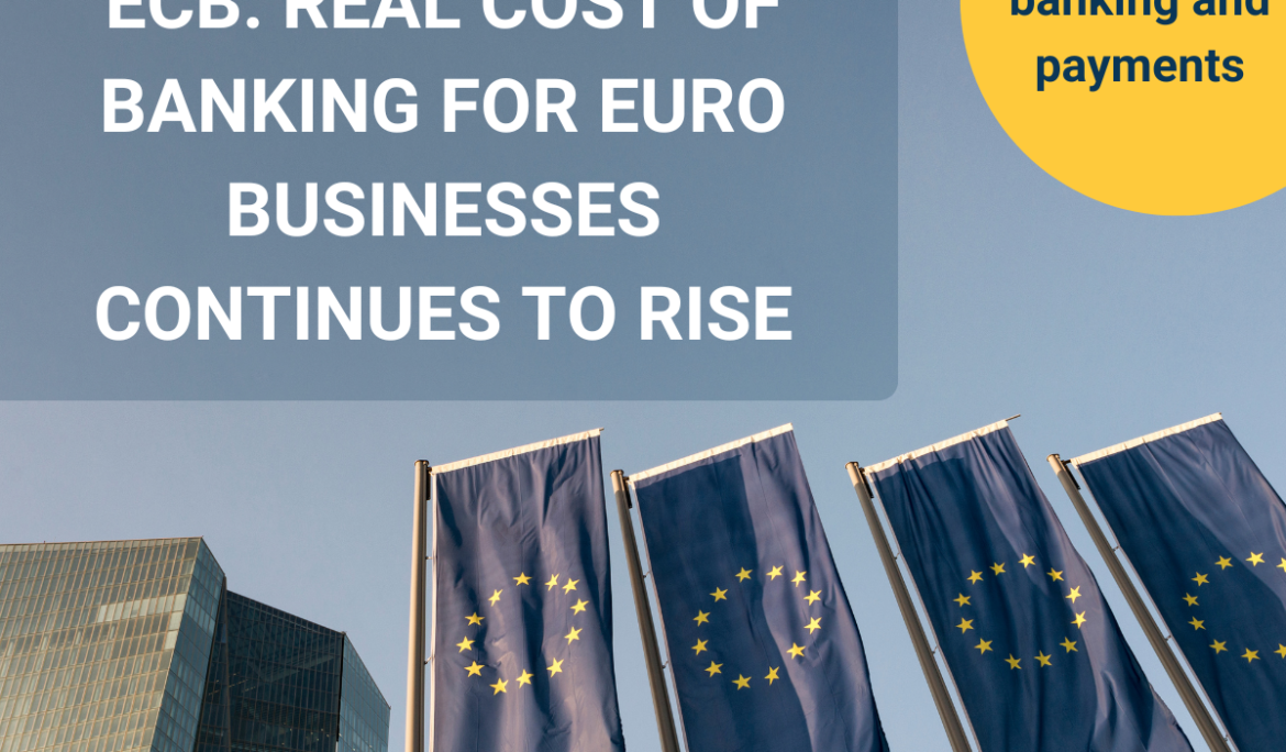 ECB: Real Cost of Banking for Euro Businesses Continues to Rise
